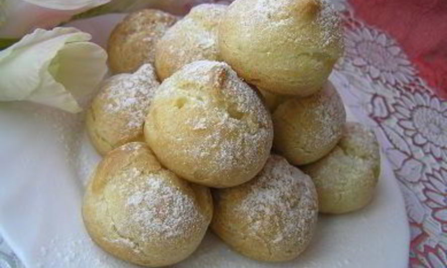 Рецепт профитроли с лимонным кремом