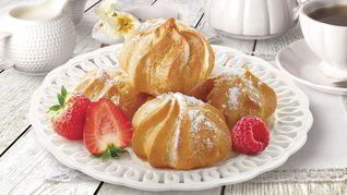 Профитроли с нежным кремом