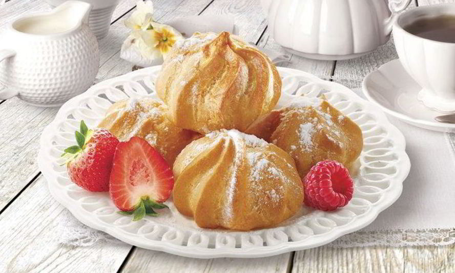 Рецепт профитроли с нежным кремом