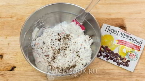 профитроли с семгой и сливочным сыром