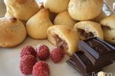 Профитроли с шоколадно-ореховым кремом