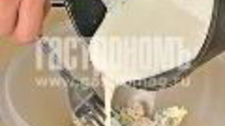 профитроли с сырным кремом