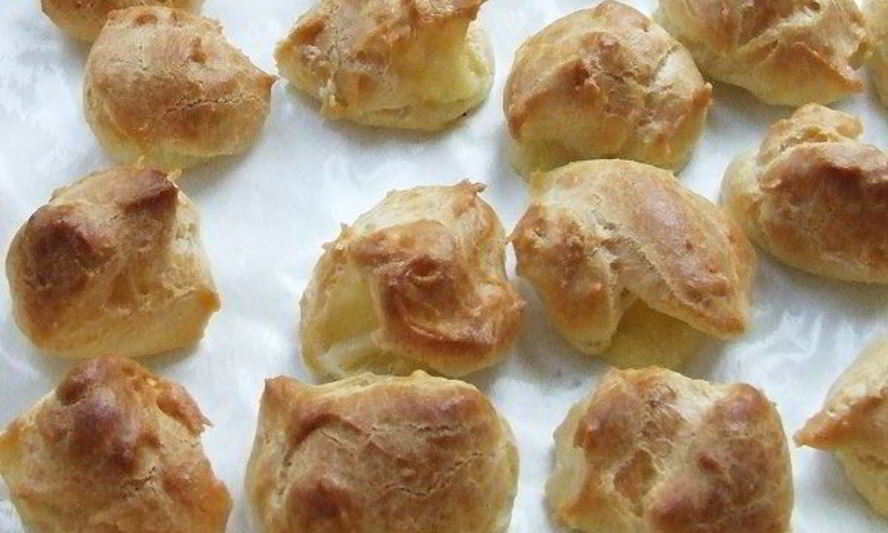 Рецепт профитроли с сыром