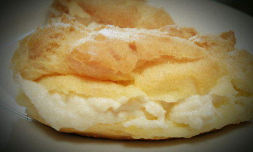 Рецепт профитроли с заварным кремом без пшеничной муки