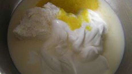 шоколадно-апельсиновый торт с профитролями