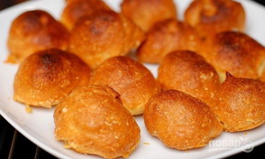 Рецепт сырные профитроли