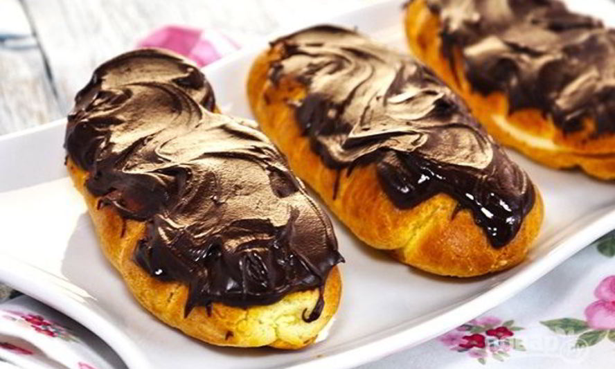 Рецепт эклеры из заварного теста с кремом