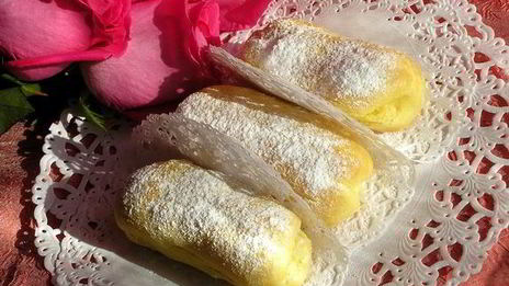 эклеры с лимонным заварным кремом