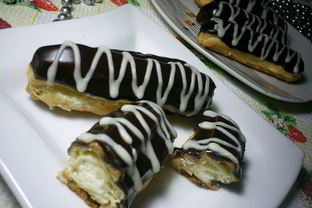 Эклеры с масляно-заварным кремом