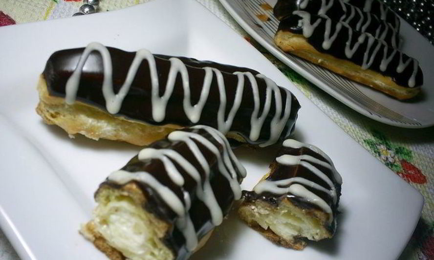 Рецепт эклеры с масляно-заварным кремом