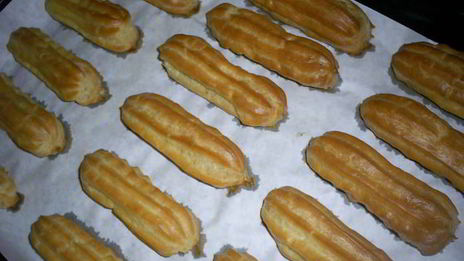эклеры с масляно-заварным кремом