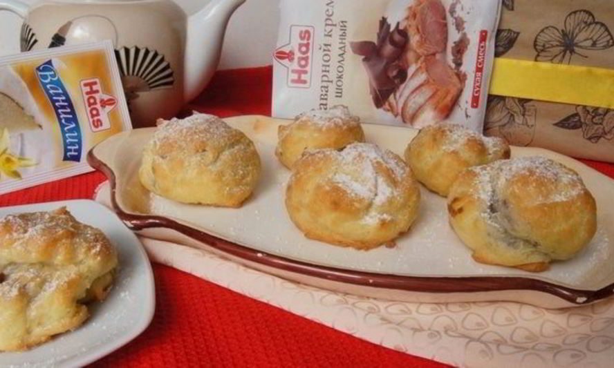 Рецепт эклеры с шоколадным кремом