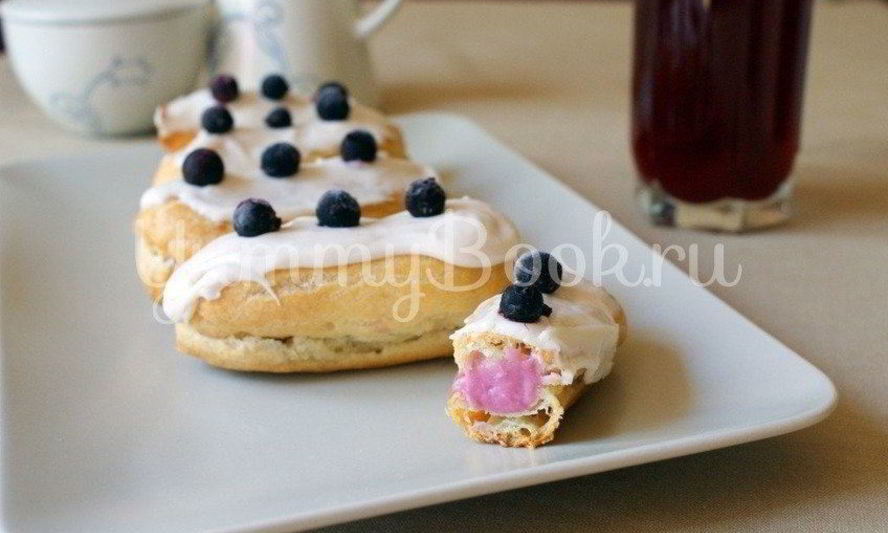 Рецепт эклеры с заварным кремом