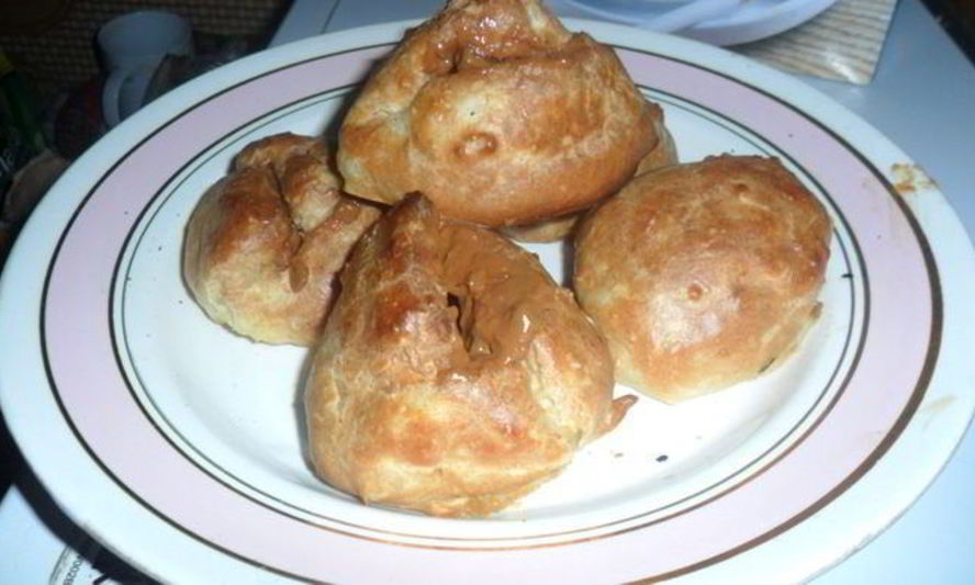 Рецепт эклеры со сгущенкой