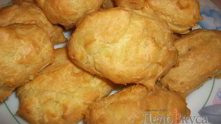 Заварные пирожные с заварным молочным кремом