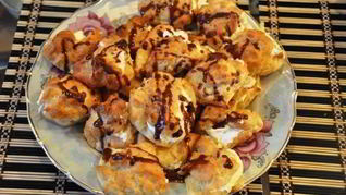 Заварные профитроли Глазированные