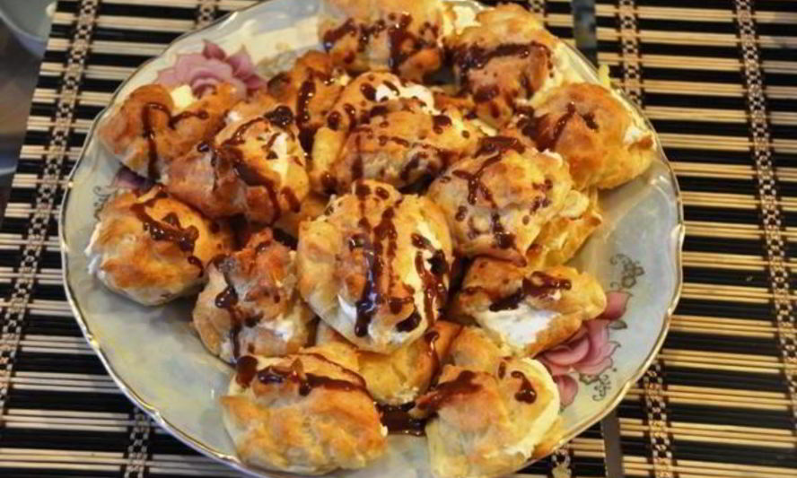 Рецепт заварные профитроли глазированные