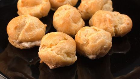 заварные профитроли с творожным кремом