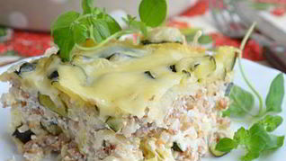 Гречневая запеканка с кабачком