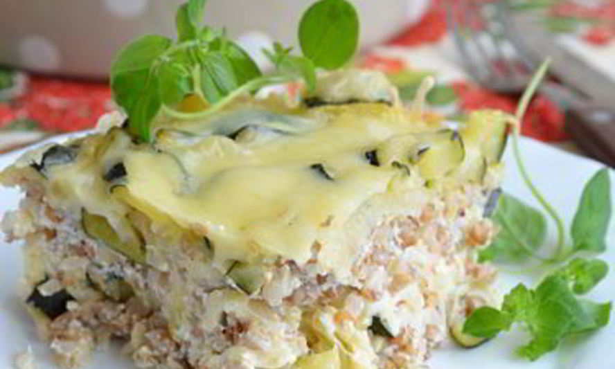 Рецепт гречневая запеканка с кабачком