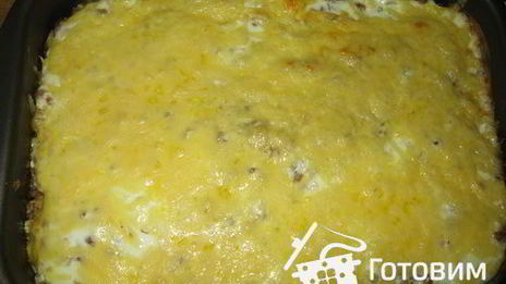 гречневая запеканка с курицей и грибами