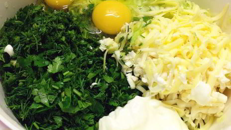 кабачковая запеканка-омлет