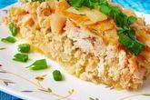 Капустная запеканка с куриным фаршем
