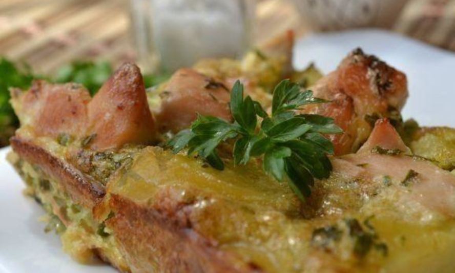 Рецепт картофельная запеканка из куриных грудок