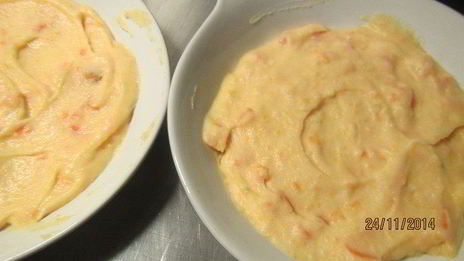 картофельная запеканка с брокколи и грибами