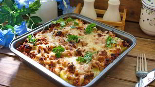Картофельная запеканка с фаршем и сыром