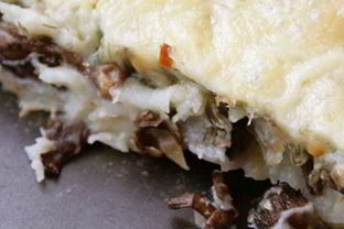 Картофельная запеканка с грибами