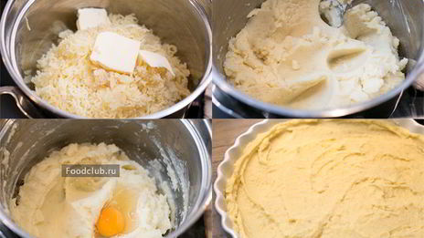 картофельная запеканка с лисичками