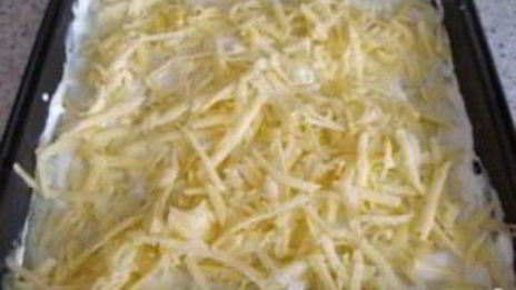 картофельная запеканка с шампиньонами