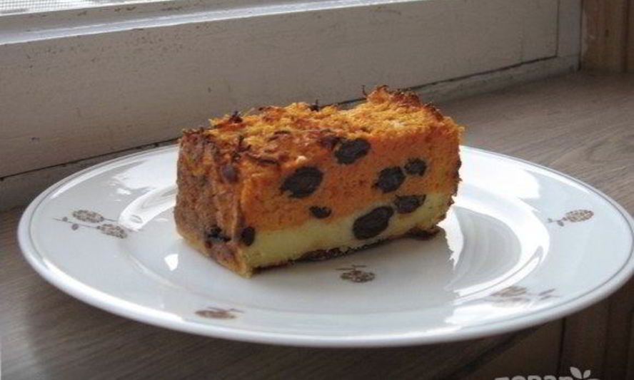 Рецепт морковно-творожная запеканка