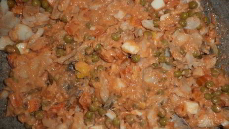 овощная запеканка с рыбой по-домашнему