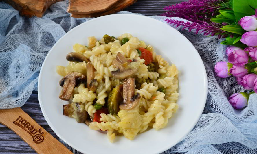 Рецепт постная макаронная запеканка