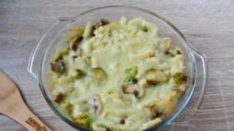 постная макаронная запеканка