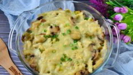 постная макаронная запеканка