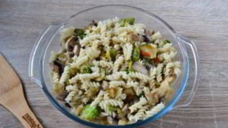 постная макаронная запеканка