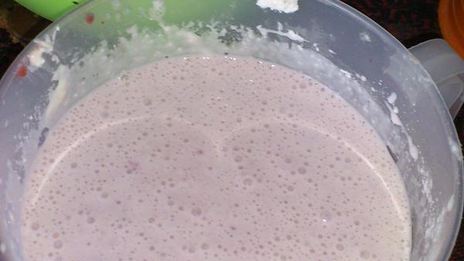 рисовая запеканка с малинками