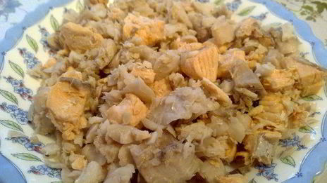 рыбно-картофельная запеканка