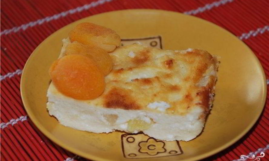 Рецепт творожная запеканка с ананасами