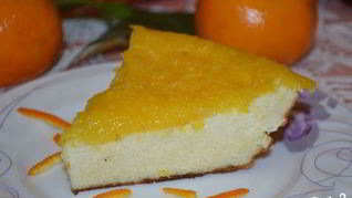 Творожная запеканка с апельсином