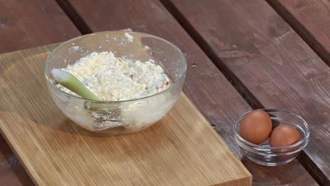 творожная запеканка с бананом