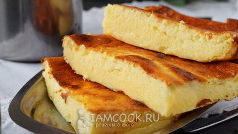 творожная запеканка с крахмалом в духовке