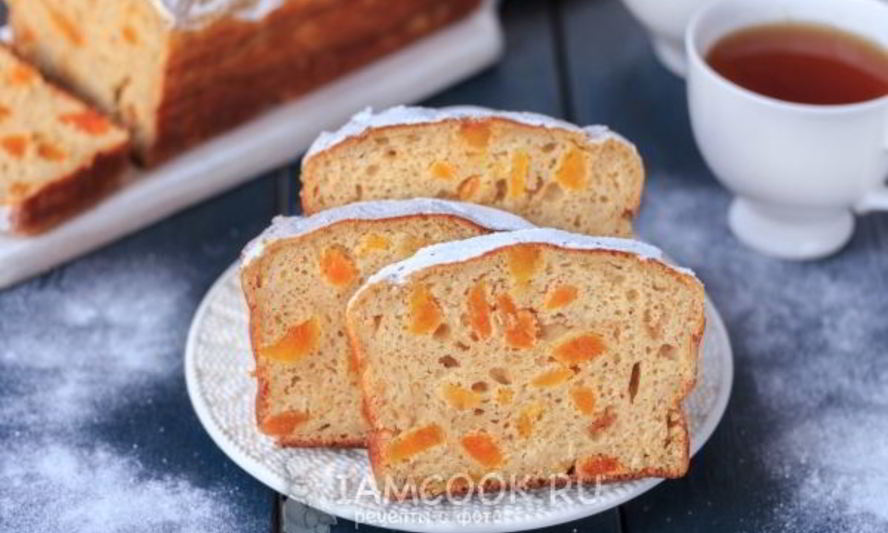 Рецепт творожная запеканка с курагой