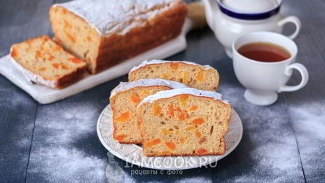 творожная запеканка с курагой