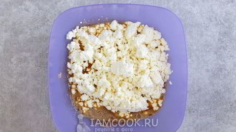 творожная запеканка с курагой