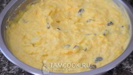 творожная запеканка с тыквой и яблоками