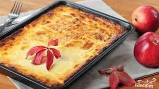 Творожная запеканка со сгущенкой